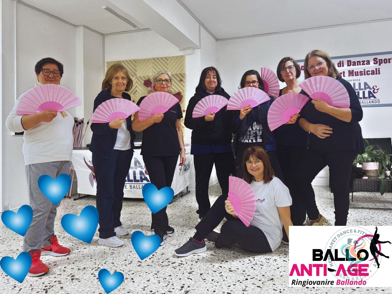 Gruppo del corso Ballo Antiage