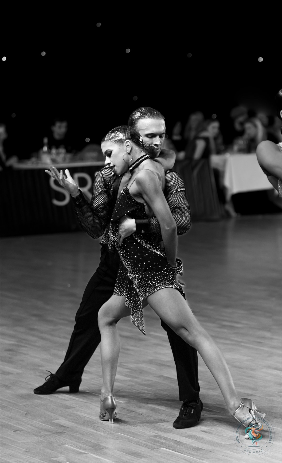 Coppia che balla danza latino americana